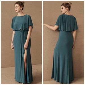BHLDN  Lena Flutter Sleeve Dress Size 22